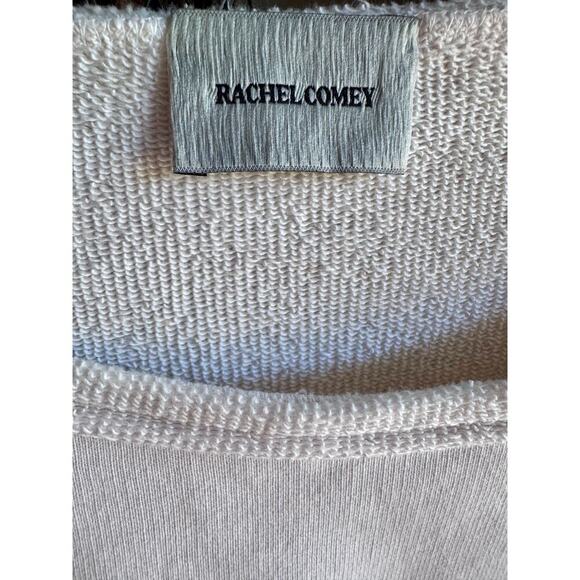 RACHEL COMEY Medium Argent Knotted Cropped long sleeve Cream/Oatmeal Sweatshirt - Picture 9 of 16